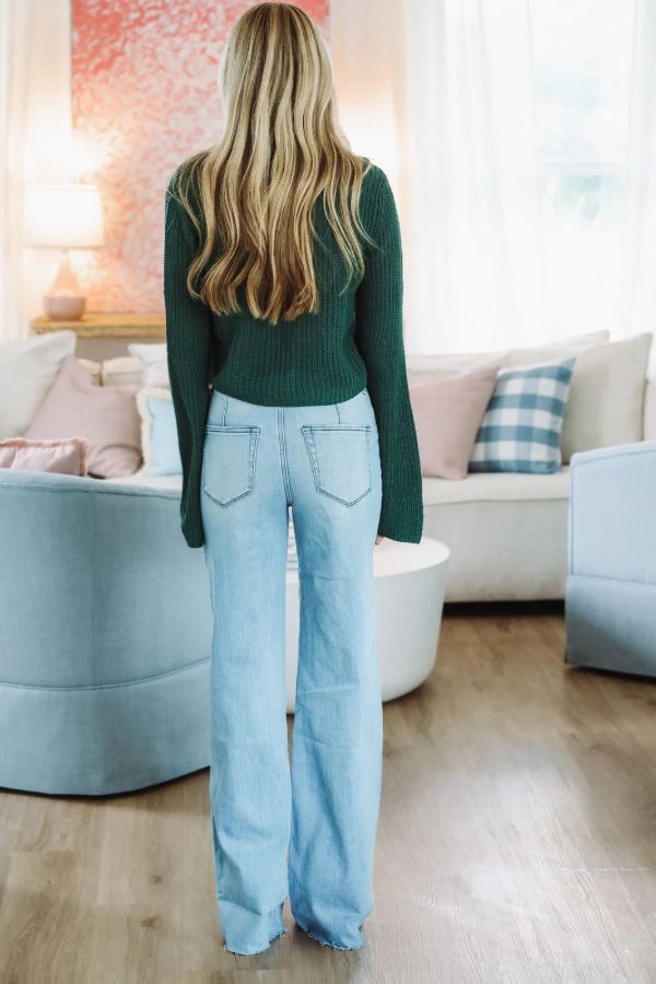 Graceful Knit Cardigan - Green Graceful Knit Cardigan - Green