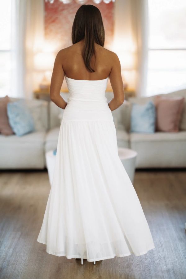 Forever Begins Maxi Dress - Ivory Forever Begins Maxi Dress - Ivory