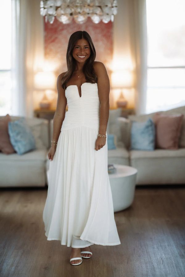 Forever Begins Maxi Dress - Ivory Forever Begins Maxi Dress - Ivory
